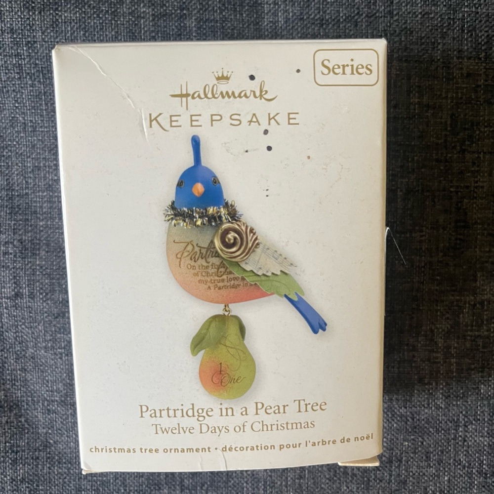 2011 Hallmark Twelve Days of Christmas Partridge in a Pear Tree 1st in Series